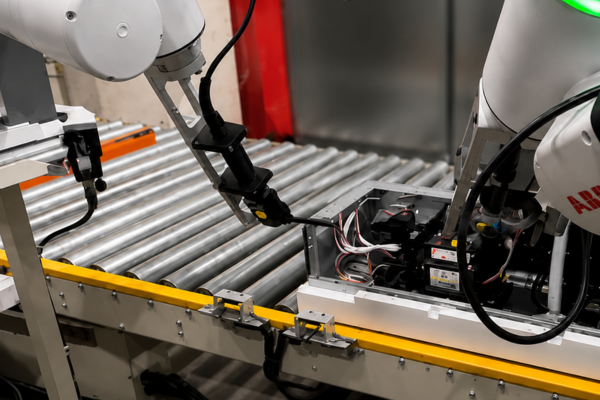 Robot inspection gas leak and machine vision