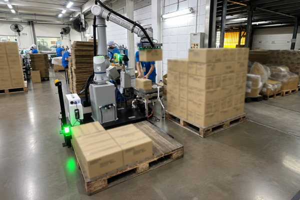 Robot palletizing system