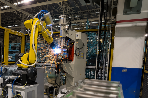 Robot spot welding
